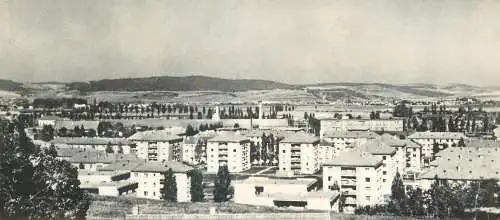 Romania 9 x 20 cm postcard Targu Mures cartierul 7 Noiembrie