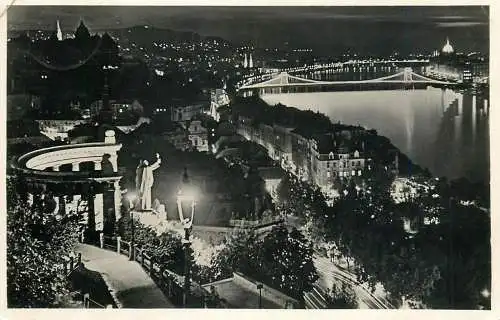 Hungary Budapest by night
