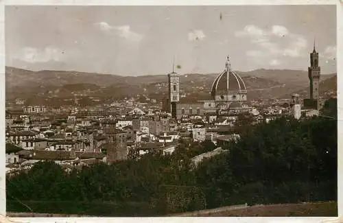 Italy Firenze Panorama dal giardino di Boboli