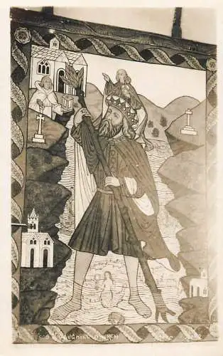 Poughill church fresco