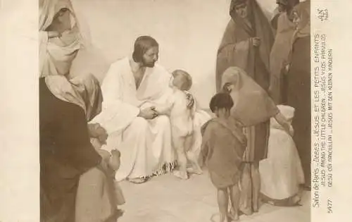 Jesus among the little children - Debes - Salon Paris