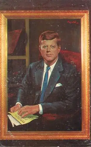 Kennedy portrait Morris Katz 1964