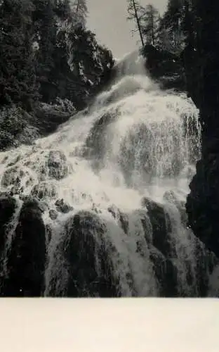 Switzerland waterfall near Preda