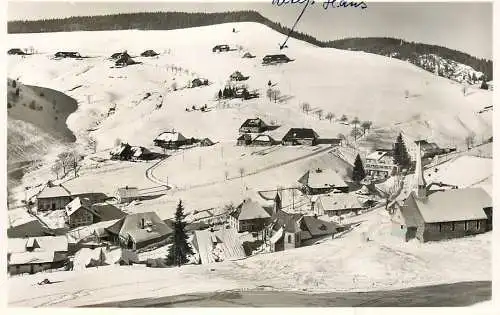 Germany Todtnau Muggenbrunn/Hochschwarzwald Hohenluftkurort und Wintersportplatz Pension "Altes Haus"