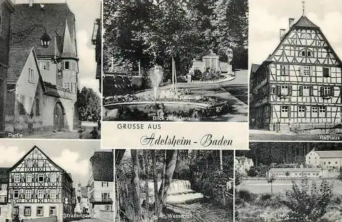 Germany Gruss aus Adelsheim-Baden multi view