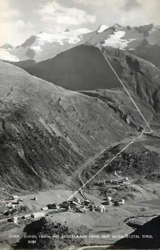 Austria Otztal Tirol Obergurgl mit Sesselbahn Hohe Mut