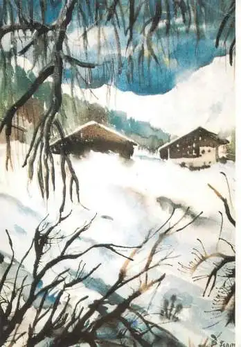 "Ketten" Poka Zsombori Erzsebet signed painting