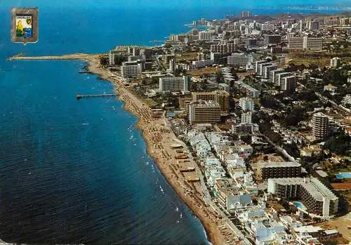 Spain Torremolinos (Costa del Sol) vista aerea de la Carihuela