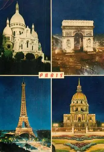 France Paris vues de nuit