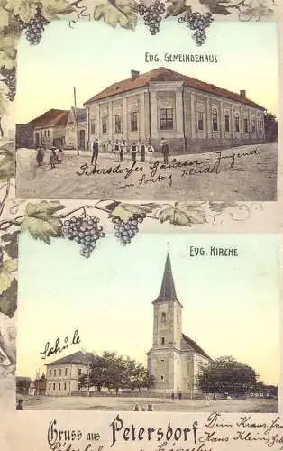 Sebes Muhlbach repro modern postcard