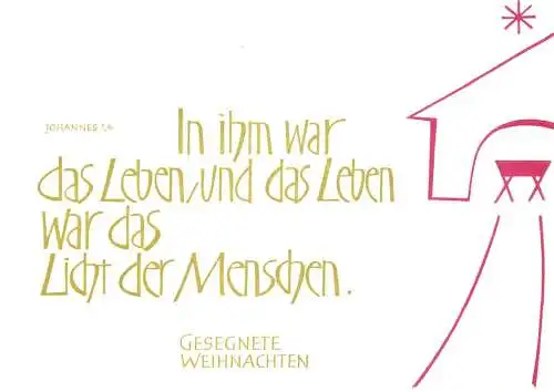 Allemagne Bibel Psalm Martin Luther quote Johannes 1,4 In ihm war das Leben