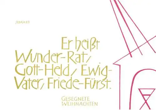 Allemagne Bibel Psalm Martin Luther quote Er heist Wunder Rat Gott Held Eig