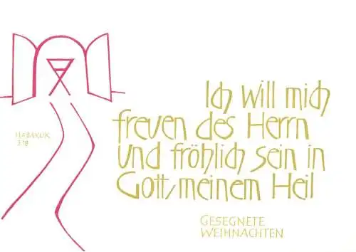 Allemagne Bibel Psalm Martin Luther quote Ich will mich freuen des herrin und frohlich