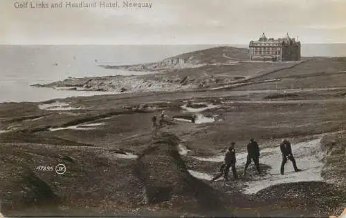 Newquay golf links and headland hotel