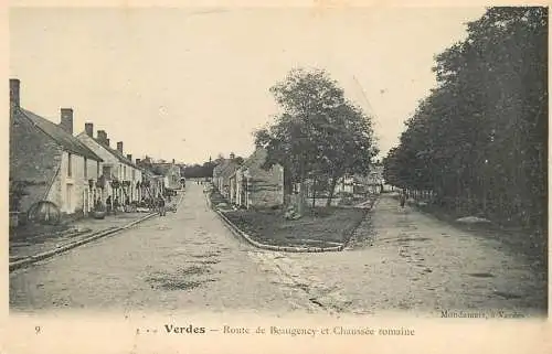 Loir-et-Cher Verdes - Route de Beaugency - Chaussée romaine