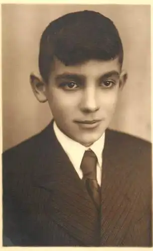 Men portrait vintage photo postcard elegant young man child