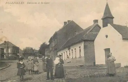BELGIQUE - ELLEZELLES - environs de la Gare