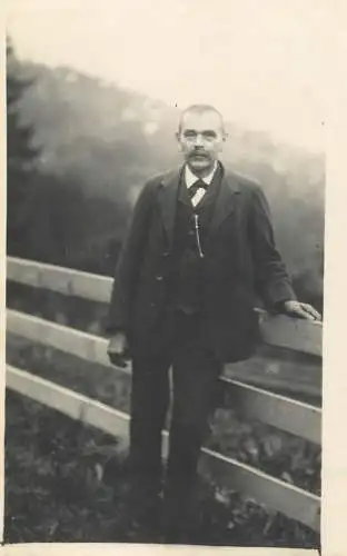 Men portrait vintage photo postcard elegant man moustache