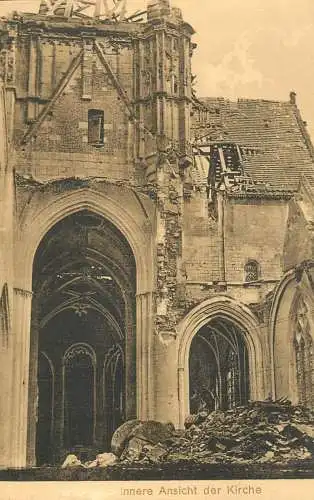 France Oise Noyon innere Ansicht der Kirche