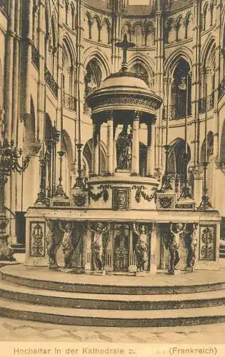 France Oise Noyon Hochaltar in der Kathedrale Frankreich