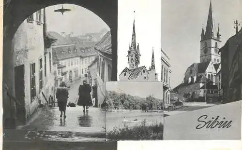 Romania vedere din Sibiu 1958