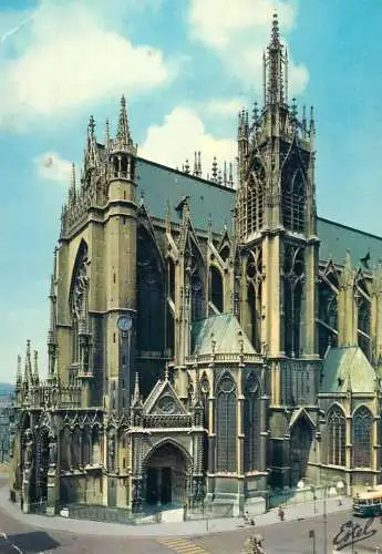 France Metz (Moselle) - Cathedrale St Etienne Porte de Notre Dame, La Ronde et Tour de Mutte