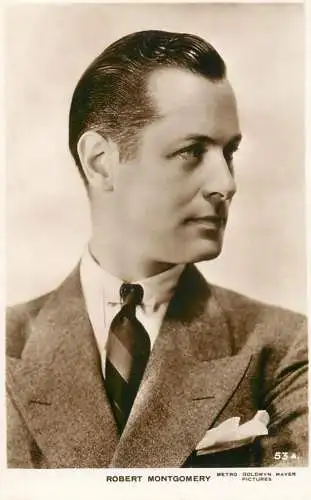 Cinema film star actor Robert Montgomery Metro Goldwyn Mayer Pictures