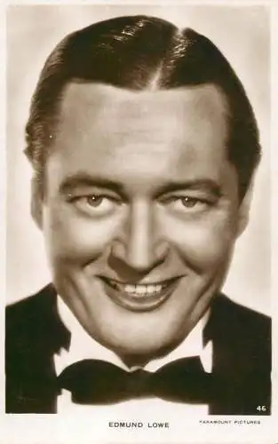 Cinema film star actor Edmund Lowe Paramount Pictures