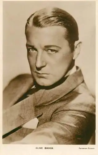 Cinema film star actor Clive Brook Paramount Pictures