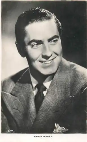 Cinema film star actor Tyrone Power
