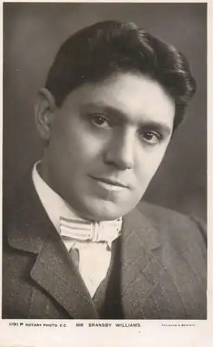 Cinema film star actor Bransby Williams