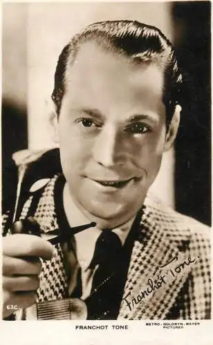 Cinema film star actor Franchot Tone Metro Goldwyn Mayer Pictures