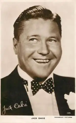 Cinema film star actor Jack Oakie Paramount Pictures