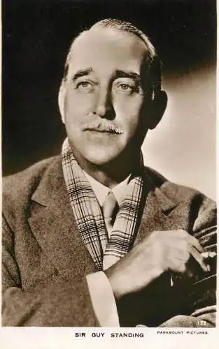 Cinema film star actor Sir Guy Standing Paramount Pictures