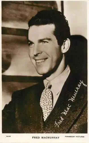 Cinema film star actor Fred Macmurray Paramount pictures