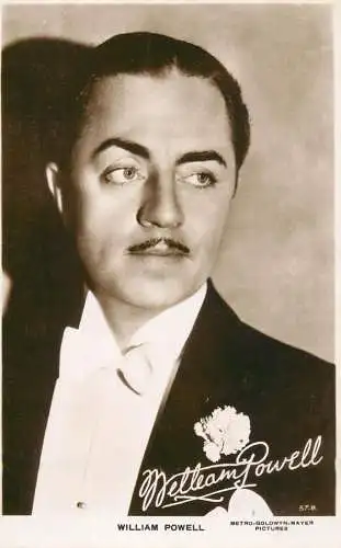 Cinema film star actor William Powell Metro Goldwyn Mayer Pictures
