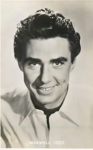 Cinema film star actor Maxwell Reed