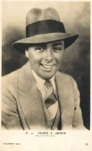 Cinema film star actor George K. Arthur Metro Goldwyn Mayer Films