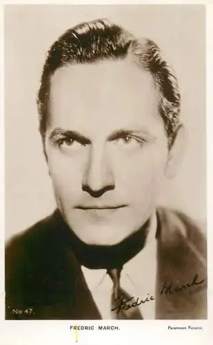 Cinema film star actor Frederic March Paramount Pictures