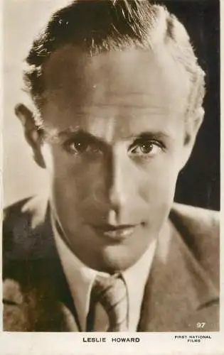 Cinema film star actor Leslie Howard First National Films
