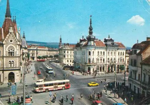 Romania Cluj-Napoca Strada Gheorghe Doja tramvai