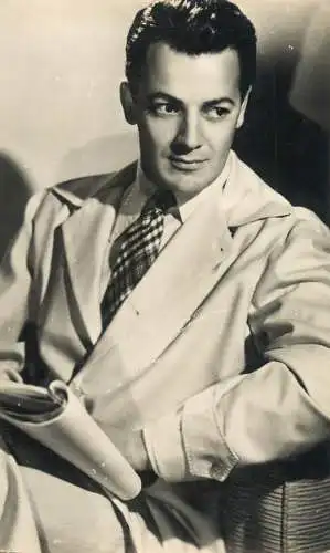 Cinema film star actor Cornel Wilde