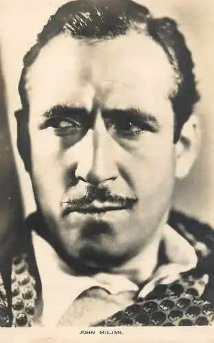 Cinema film star actor John Miljan