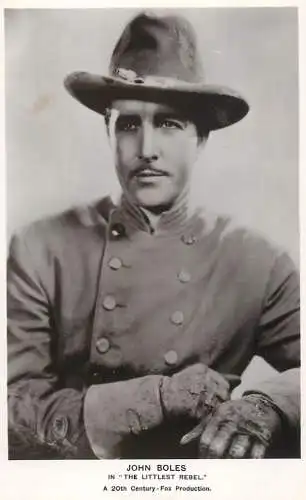 Cinema film star actor John Boles in the Littlest Rebel 20th century Fox