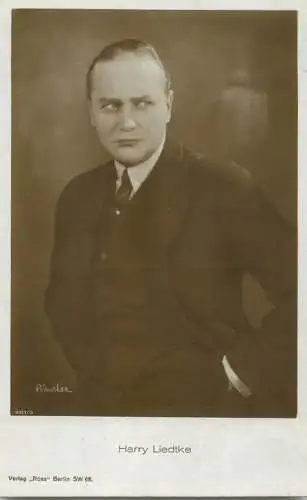 Cinema film star actor Harry Liedtke