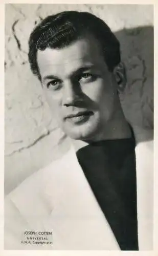 Cinema film star actor Joseph Cotten Universal
