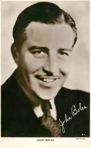 Cinema film star actor John Boles