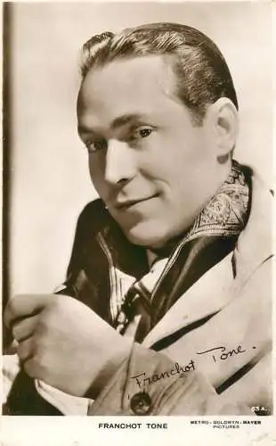 Cinema film star actor Franchot Tone Metro Goldwyn Mayer Pictures