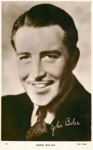 Cinema film star actor John Boles Fox films