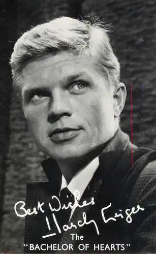 Cinema film star actor Hardy Krüger Bachelor of the hearts